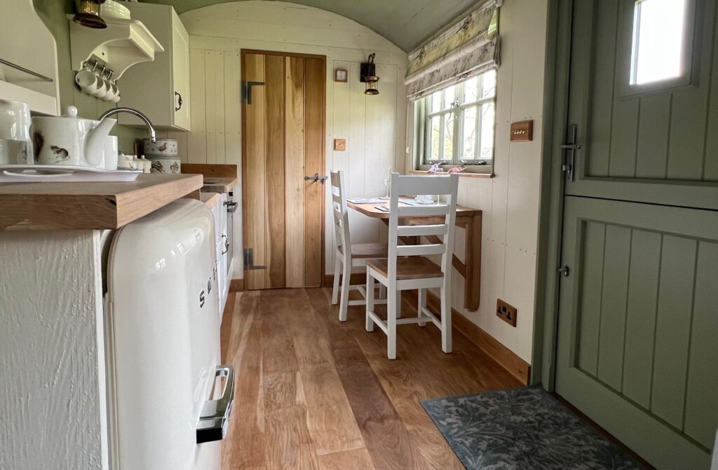 A Blackdown Shepherds Hut Tasker Self Build project for Sue