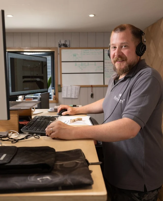 Meet Steve — our senior designer here at Blackdown. Always ready with a smile, Steve spends his days at his ergonomic rise-and-fall desk, surrounded by a bank of screens, deep in the world of engineering plans and clever solutions.⁠
⁠
Today’s challenge? Designing a bespoke ‘widget’ to make a brand-new feature in one of our huts work seamlessly. It’s a one-off creation for a one-of-a-kind idea — the kind of design challenge that brings out our best thinking and we thrive on.⁠
⁠
At Blackdown, we don’t just build beautiful shepherd huts — we solve the design puzzles that others might shy away from. Every detail, every tool, every tweak is thoughtfully considered so your hut not only looks the part, but works effortlessly too.⁠
⁠
Photos @mattsweetingphotography⁠
⁠
#blackdownshepherdhuts #shepherdhutdesign #bespokedesign #britishcraftsmanship #madeintheuk⁠
#sustainableliving #tinyhomeuk #craftsmanship⁠
#amazingspaces #engineering